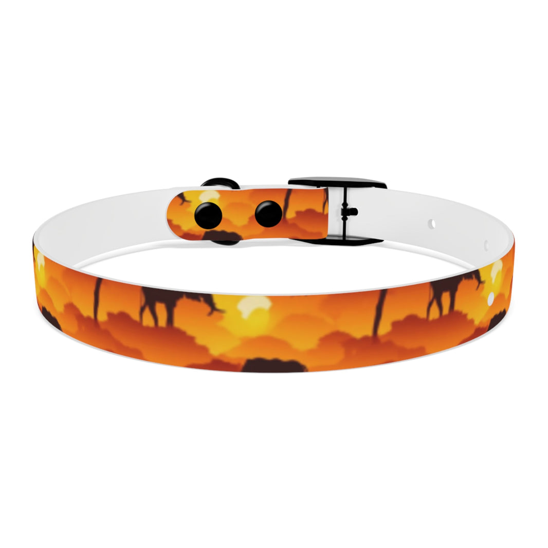 image Savanna Sunset Tapestry: Elephants and Acacias in Endless Horizon - Pet Collar Pet Zen