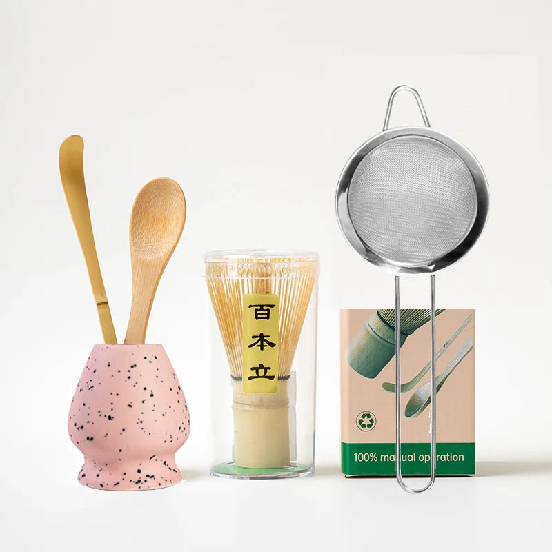 1/5PCS/set Japanese Matcha Set Safety Bamboo Buddha Tea Spoon Tea Set Indoor Tea Stirring Tools Accessories Kitchen Teaware Sets