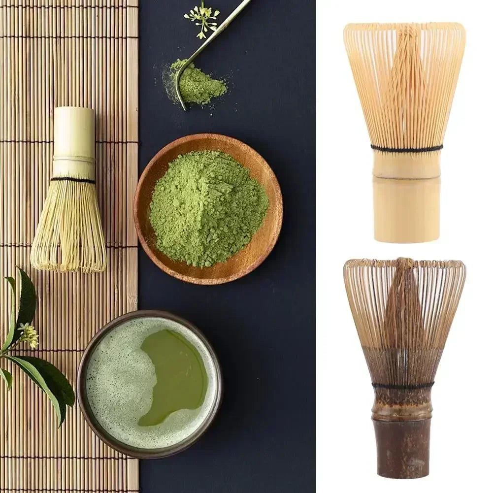 image Japanese Ceremony Bamboo Matcha Practical Powder Whisk Coffee Green Tea Brush Chasen Tool Grinder Brushes Tea Accessories