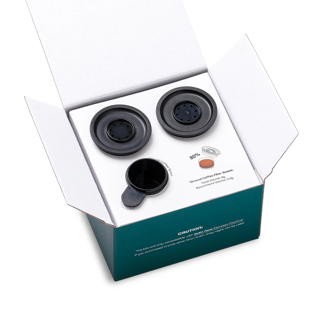 image Nano Portable Espresso Machine Filter Baskets Kit (6g-8g)