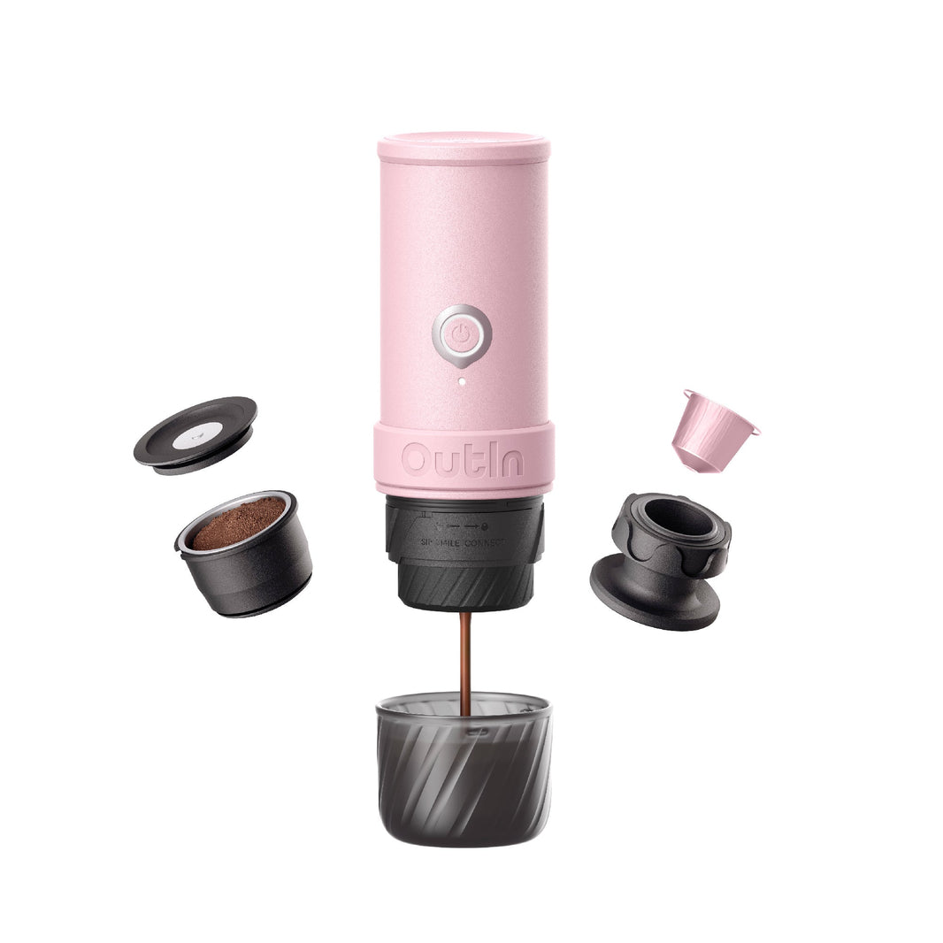 image Mino Portable Espresso Machine (Rose Clay) X BCRF