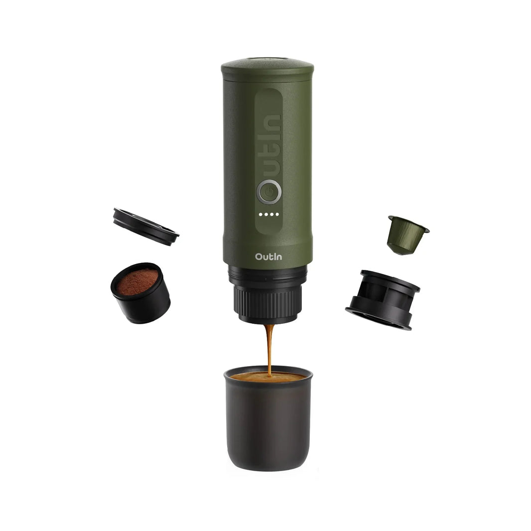 image Nano Portable Espresso Machine (Forest Green)