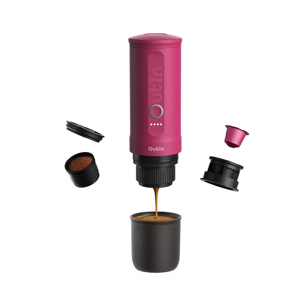 image Nano Portable Espresso Machine (Fuchsia Pink)